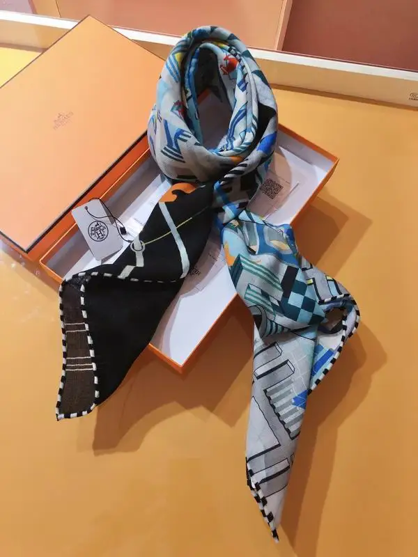 Hermes 140X140cm 70%羊绒 30%真丝 E18 (4)